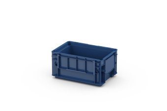 Ящик полимерный многооборотный R-KLT 3215 (297*198*147,5) цвет темно синий фото в магазине Sklad102.ru