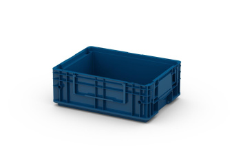 Пластиковый ящик RL-KLT 4147 (396*297*147,5) цвет голубой фото в магазине Sklad102.ru