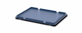 Крышка ящика полимерного многооборотного KLT (400*300) цвет темно синий